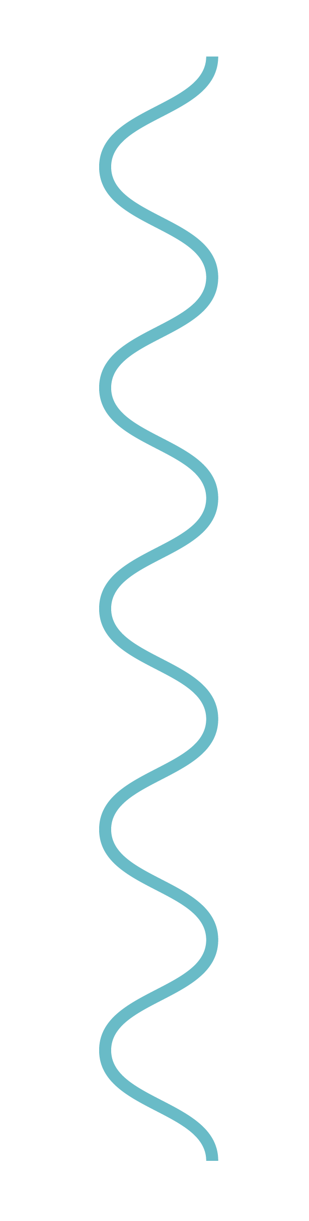 Decorative turquoise wave Turquoise wave